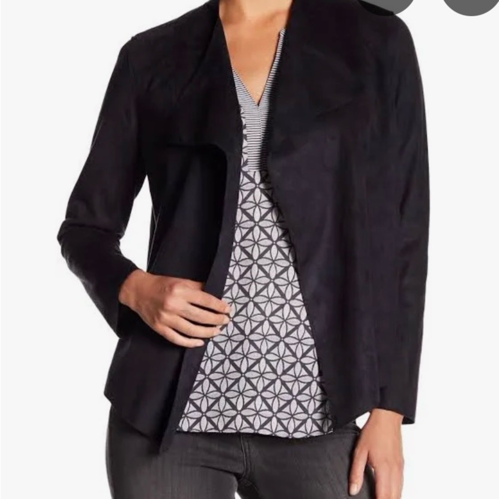 NYDJ Faux Suede Jacket / Cardigan, size XS